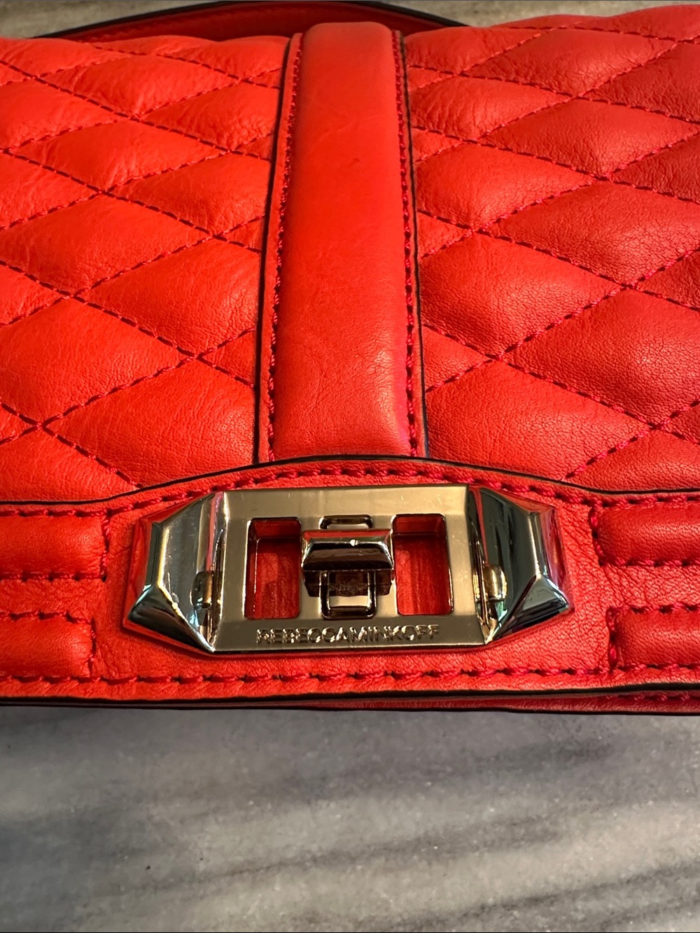 Rebecca MINKOFF quilted LOVE. crossbody bag-NWT - Picture 7 of 10